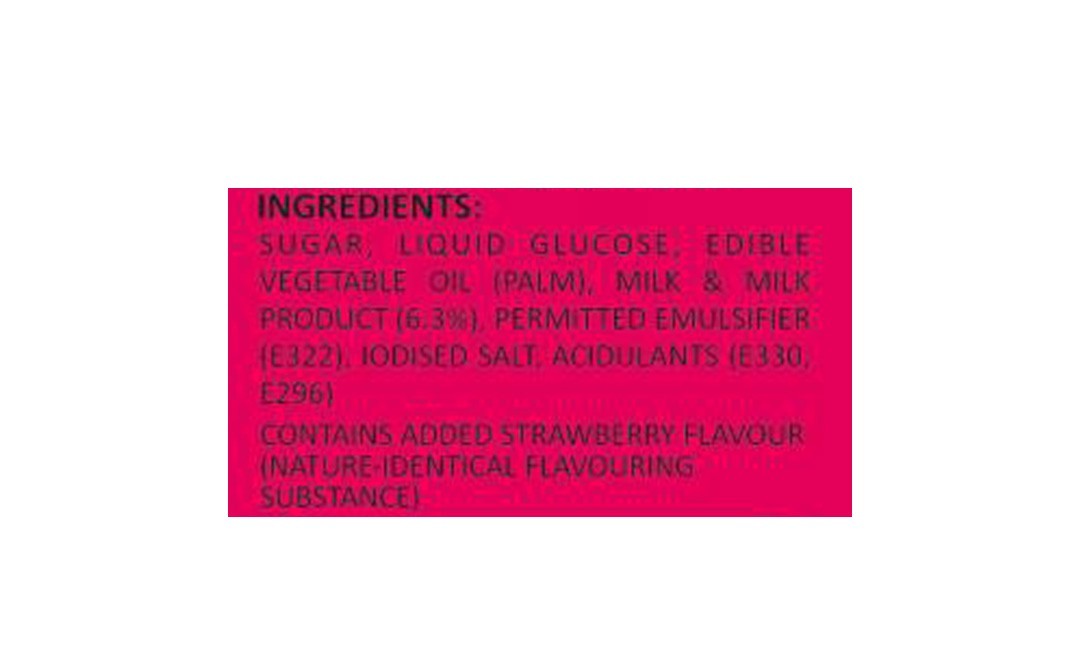 Priyagold Toffito Plus Milk Strawberry Creme Toffee   Pack  200 grams